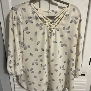 Off-white Paisley Sheer Blouse